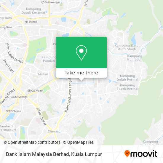 Bank Islam Malaysia Berhad map