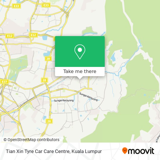 Tian Xin Tyre Car Care Centre map