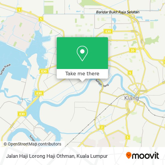 Peta Jalan Haji Lorong Haji Othman