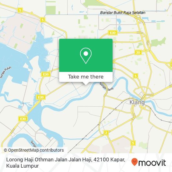 Lorong Haji Othman Jalan Jalan Haji, 42100 Kapar map