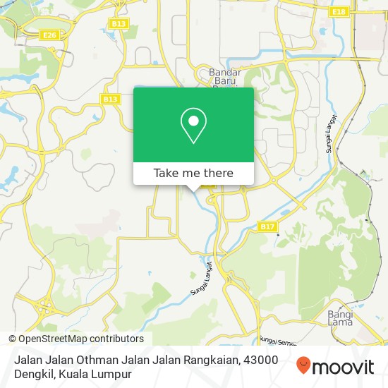 Peta Jalan Jalan Othman Jalan Jalan Rangkaian, 43000 Dengkil