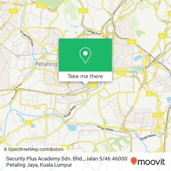 Security Plus Academy Sdn. Bhd., Jalan 5 / 46 46000 Petaling Jaya map