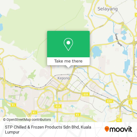 STP Chilled & Frozen Products Sdn Bhd map