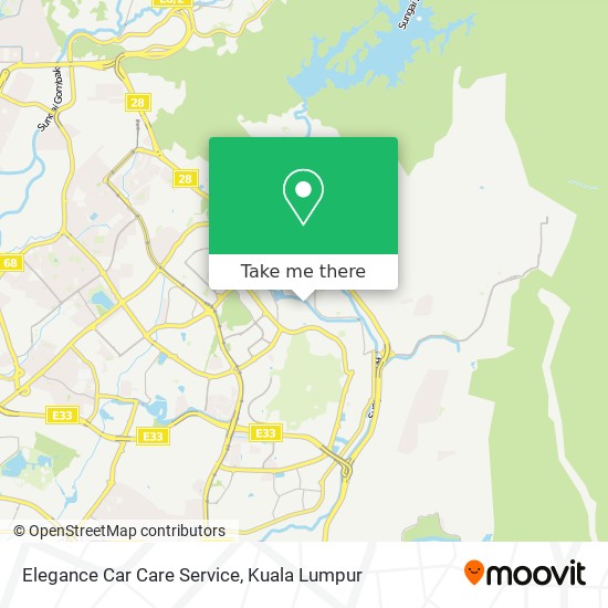 Elegance Car Care Service map