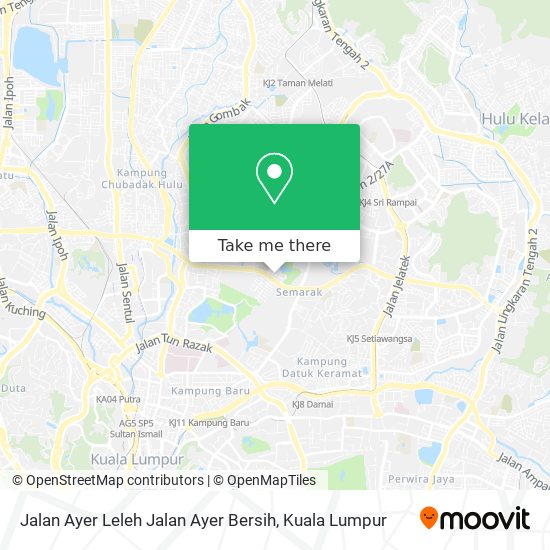 Jalan Ayer Leleh Jalan Ayer Bersih map