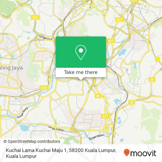 Kuchai Lama Kuchai Maju 1, 58200 Kuala Lumpur map