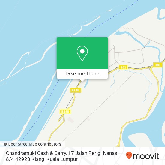 Peta Chandramuki Cash & Carry, 17 Jalan Perigi Nanas 8 / 4 42920 Klang