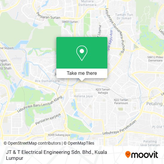JT & T Electrical Engineering Sdn. Bhd. map