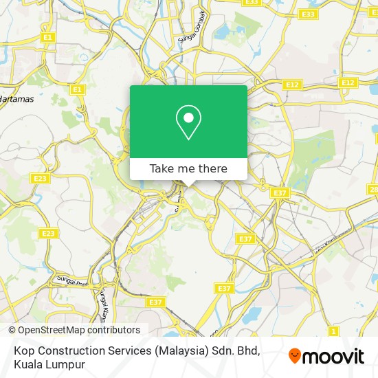 Kop Construction Services (Malaysia) Sdn. Bhd map