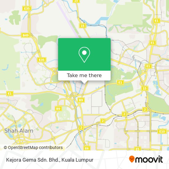 Kejora Gema Sdn. Bhd. map