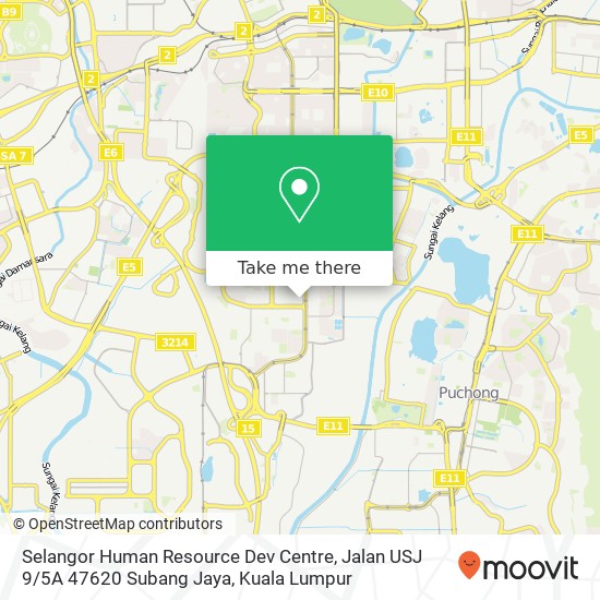 Selangor Human Resource Dev Centre, Jalan USJ 9 / 5A 47620 Subang Jaya map