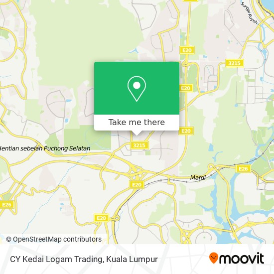 Peta CY Kedai Logam Trading