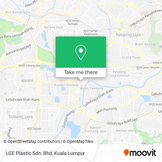 LGE Plastic Sdn. Bhd map