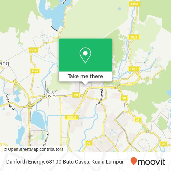 Danforth Energy, 68100 Batu Caves map