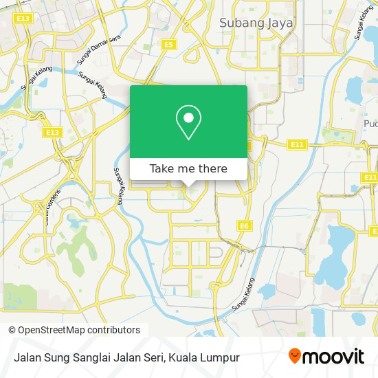 Jalan Sung Sanglai Jalan Seri map