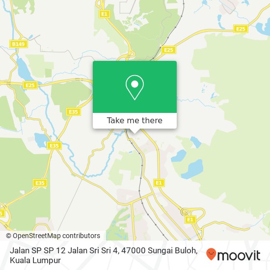 Peta Jalan SP SP 12 Jalan Sri Sri 4, 47000 Sungai Buloh