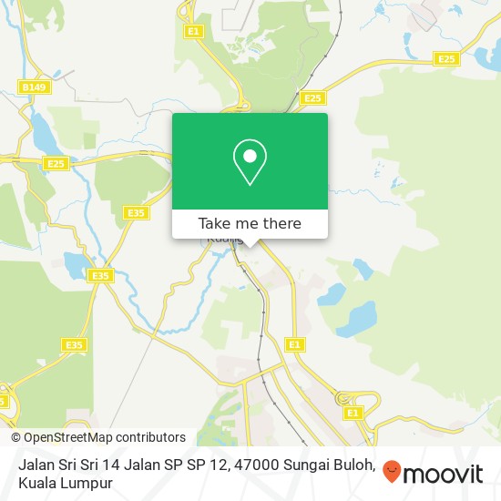 Peta Jalan Sri Sri 14 Jalan SP SP 12, 47000 Sungai Buloh