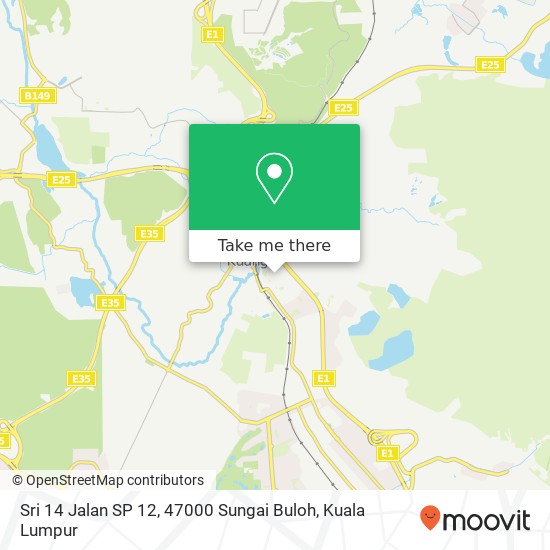 Peta Sri 14 Jalan SP 12, 47000 Sungai Buloh