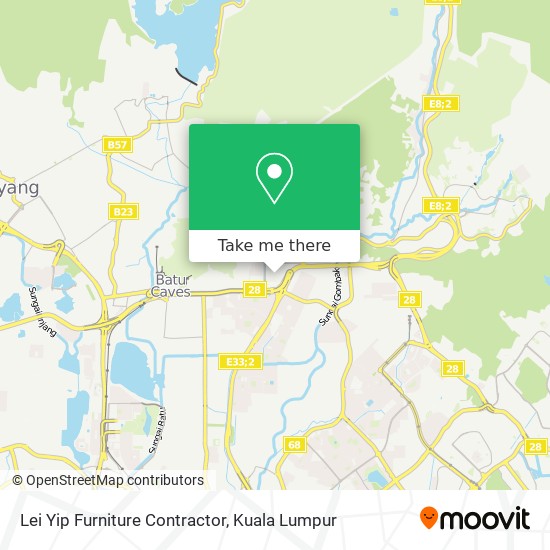 Lei Yip Furniture Contractor map