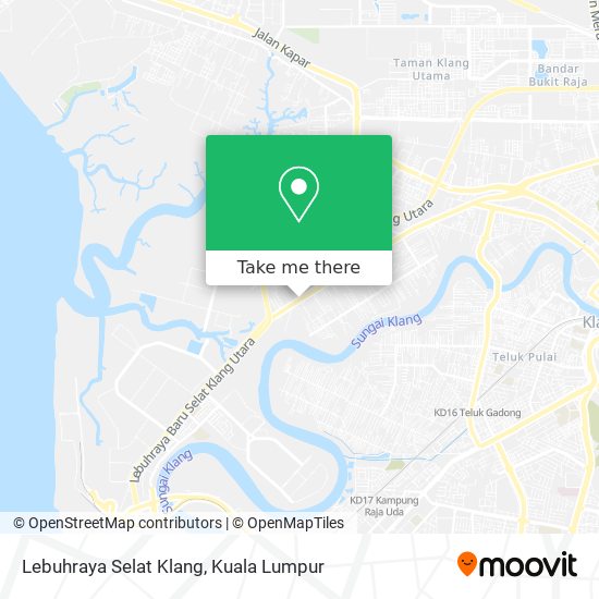 Lebuhraya Selat Klang map