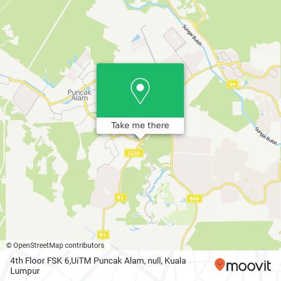 4th Floor FSK 6,UiTM Puncak Alam, null map
