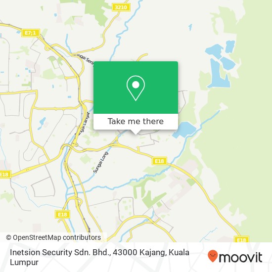 Inetsion Security Sdn. Bhd., 43000 Kajang map