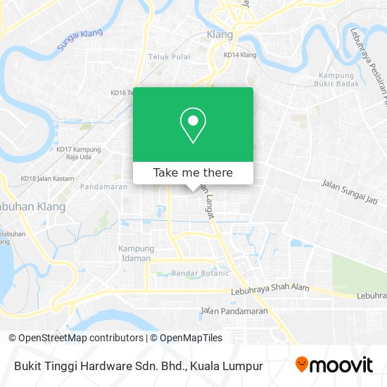 Bukit Tinggi Hardware Sdn. Bhd. map