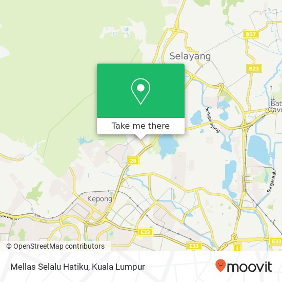 Mellas Selalu Hatiku map