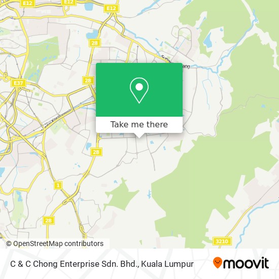 C & C Chong Enterprise Sdn. Bhd. map