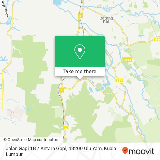 Peta Jalan Gapi 1B / Antara Gapi, 48200 Ulu Yam