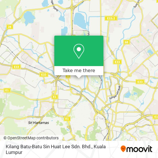 Kilang Batu-Batu Sin Huat Lee Sdn. Bhd. map