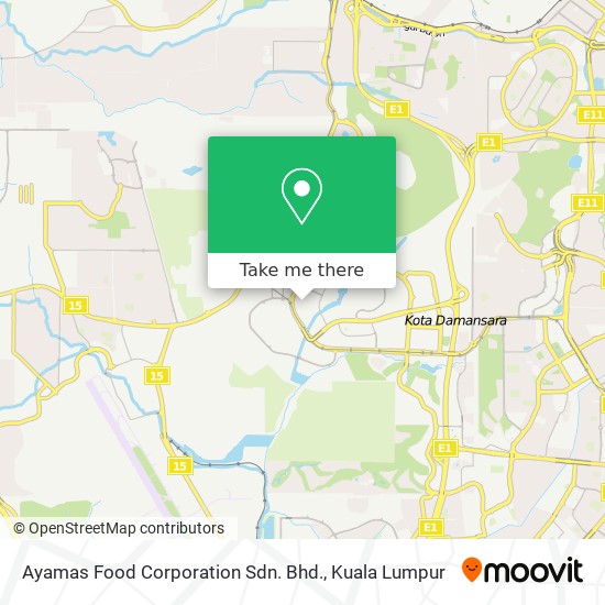 Ayamas Food Corporation Sdn. Bhd. map
