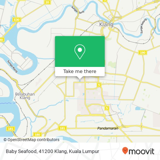 Baby Seafood, 41200 Klang map