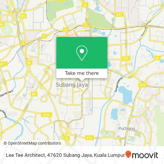 Lee Tee Architect, 47620 Subang Jaya map