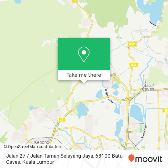 Peta Jalan 27 / Jalan Taman Selayang Jaya, 68100 Batu Caves