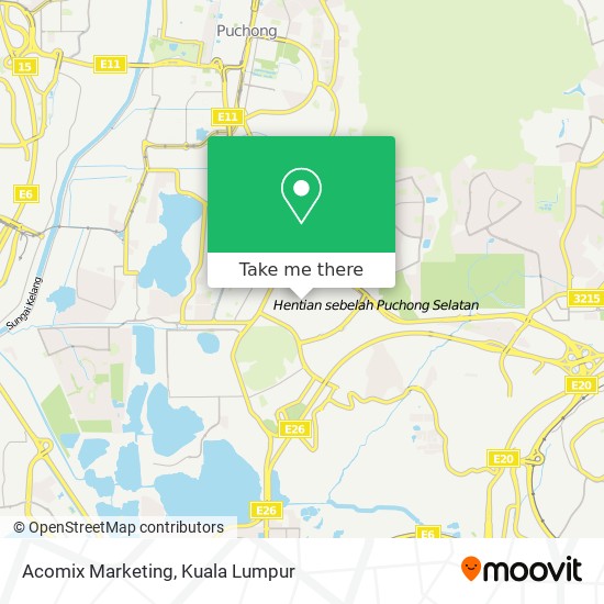 Acomix Marketing map