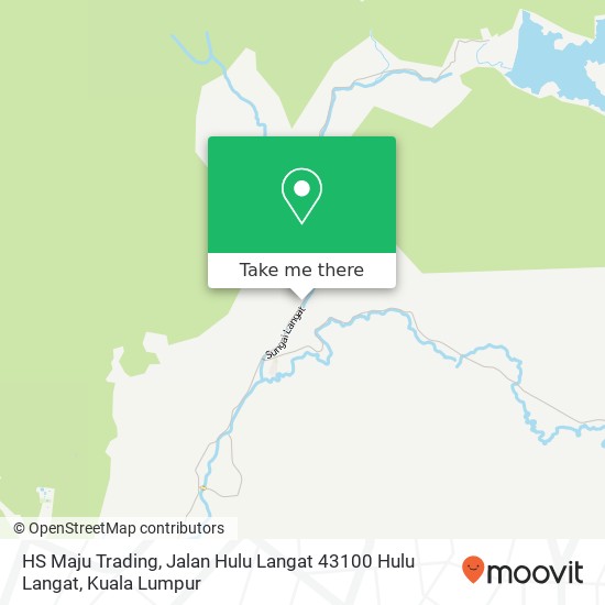 Peta HS Maju Trading, Jalan Hulu Langat 43100 Hulu Langat