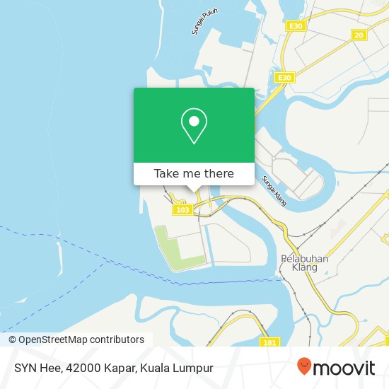 SYN Hee, 42000 Kapar map