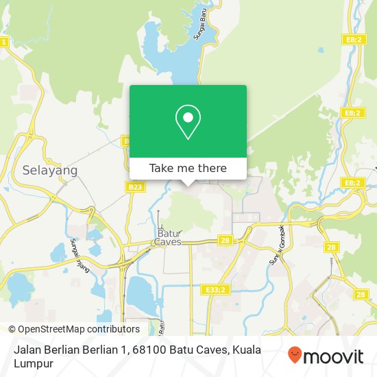 Jalan Berlian Berlian 1, 68100 Batu Caves map