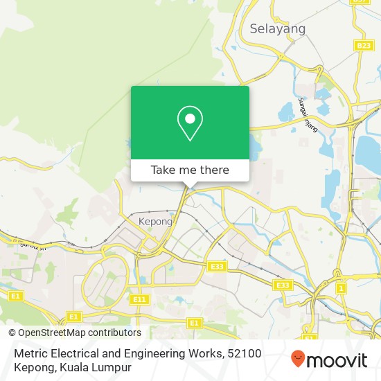Metric Electrical and Engineering Works, 52100 Kepong map