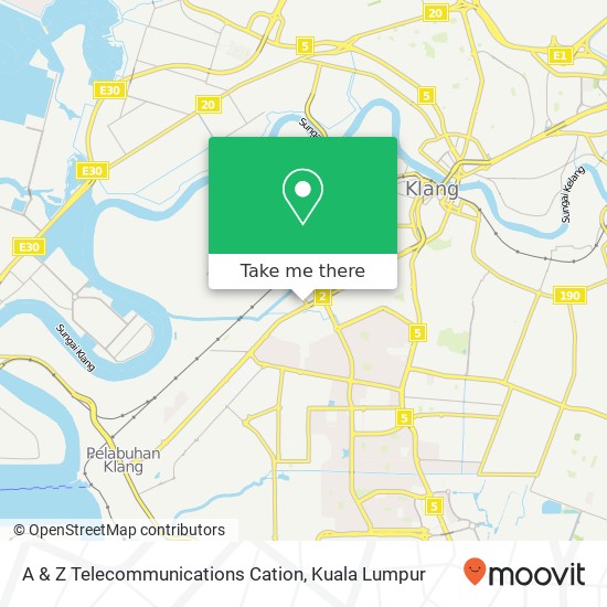 A & Z Telecommunications Cation map