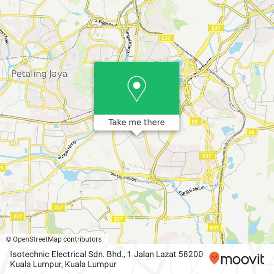 Isotechnic Electrical Sdn. Bhd., 1 Jalan Lazat 58200 Kuala Lumpur map