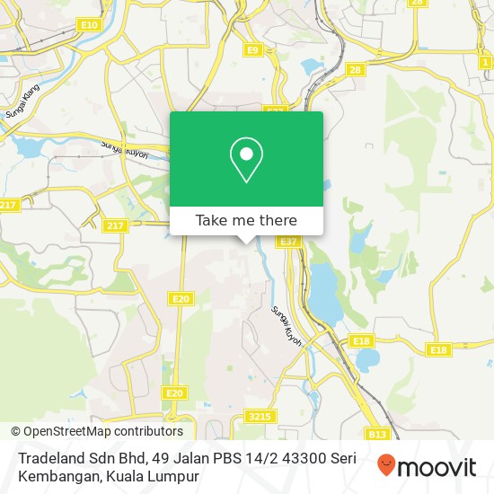 Peta Tradeland Sdn Bhd, 49 Jalan PBS 14 / 2 43300 Seri Kembangan