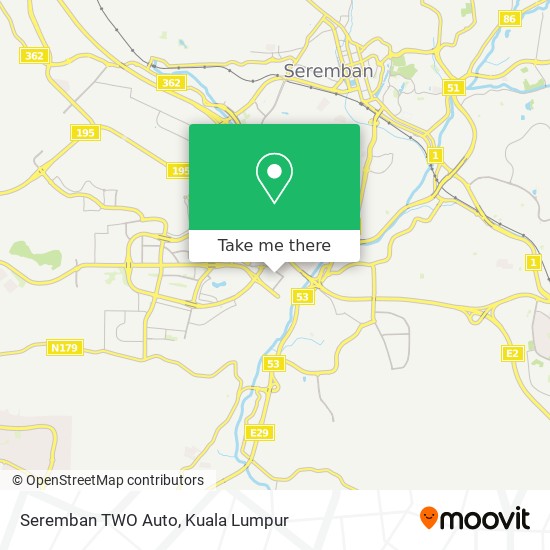 Seremban TWO Auto map