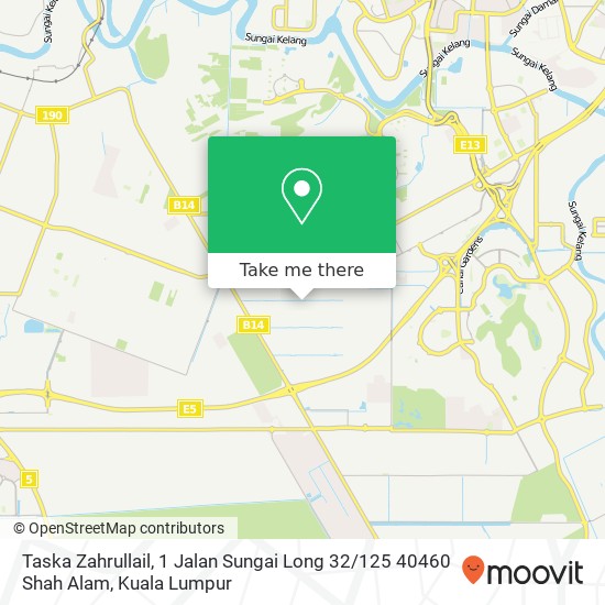 Peta Taska Zahrullail, 1 Jalan Sungai Long 32 / 125 40460 Shah Alam