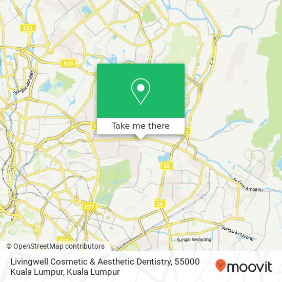 Livingwell Cosmetic & Aesthetic Dentistry, 55000 Kuala Lumpur map