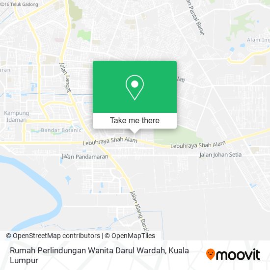 Rumah Perlindungan Wanita Darul Wardah map