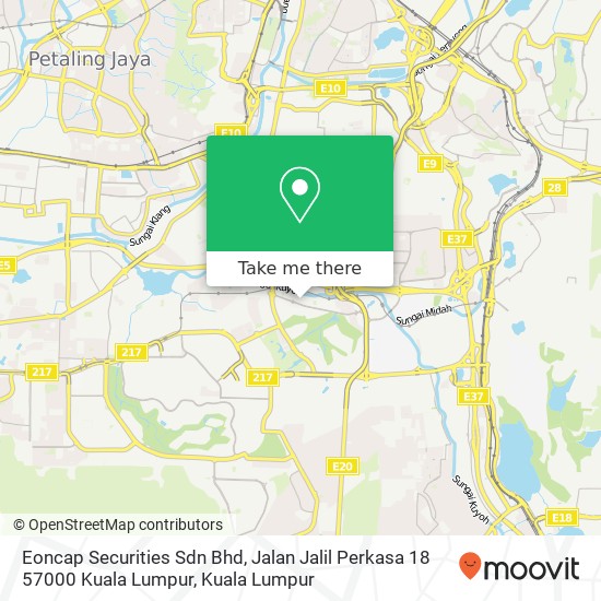 Eoncap Securities Sdn Bhd, Jalan Jalil Perkasa 18 57000 Kuala Lumpur map