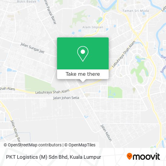 Peta PKT Logistics (M) Sdn Bhd