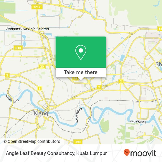 Angle Leaf Beauty Consultancy map